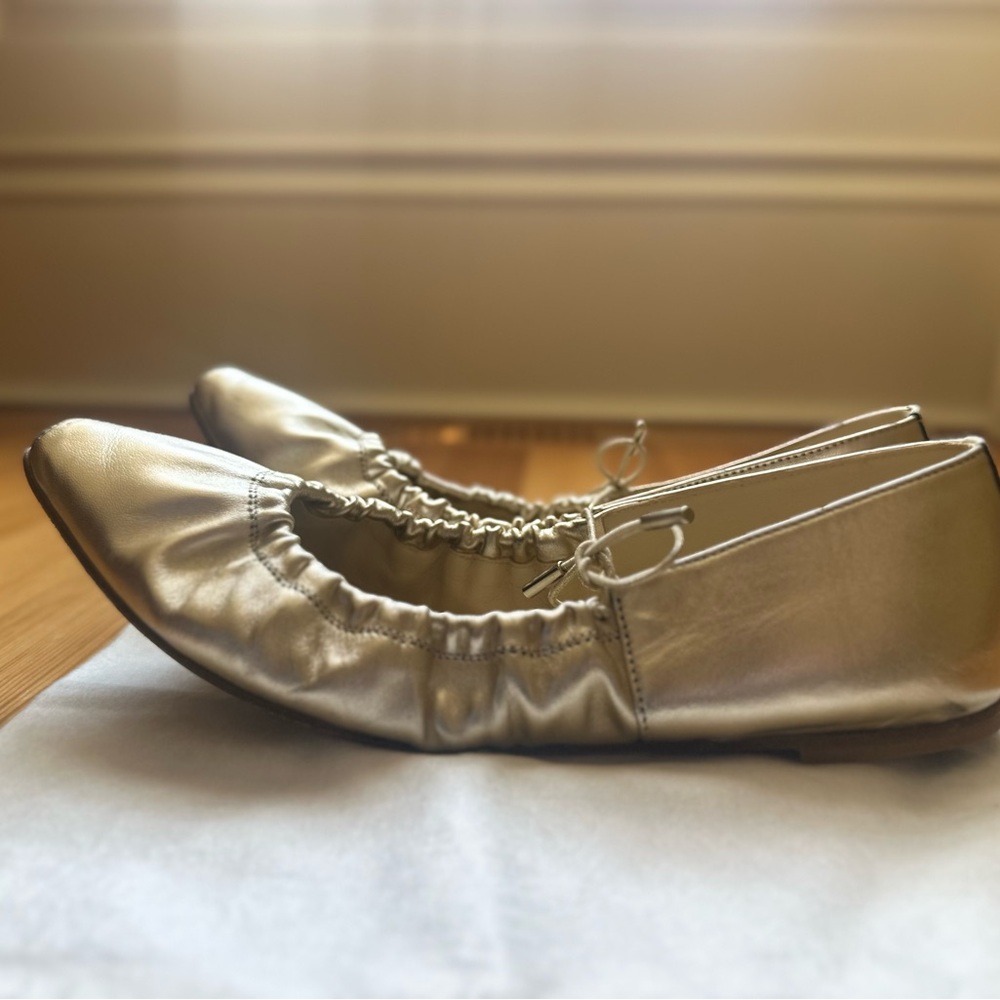 Repetto Women's Metallic Flats - Picture 5 of 7